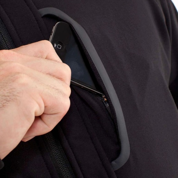 Lululemon Kung Fu Jacket II Black Men’s XL Zip Up Pocket Rubber Seams Activewear - Picture 4 of 15